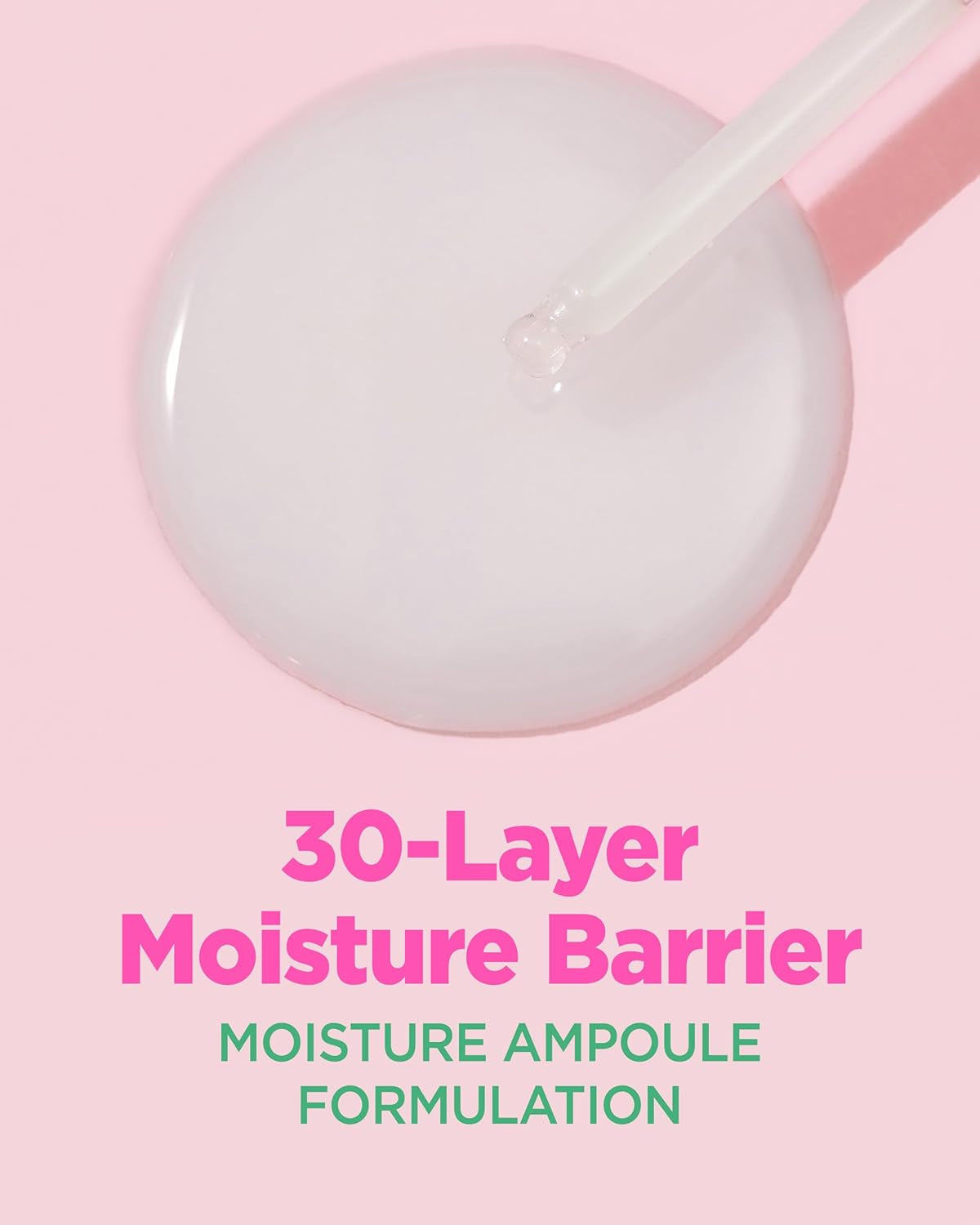AMPLE:N Ampolla De Inyección De Ceramida 3.38 Fl. Onz. (100 Ml) - Suero Facial Hidratante De Última Generación Altamente Concentrado Para Piel Seca Y Áspera, Que Bloquea La Humedad Y Reduce