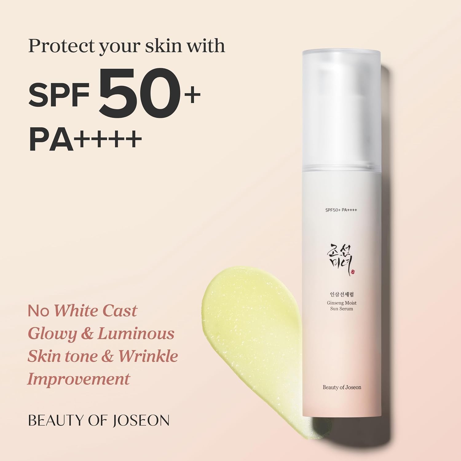 Beauty of Joseon Suero Solar Hidratante Con Ginseng (50 Ml, 1,69 Onzas Líquidas)