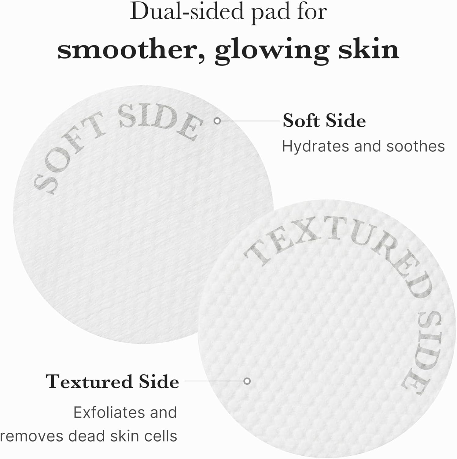 2.0, Tónicas Faciales De Doble Textura Para Exfoliar Y Cuidar Los Poros Con Un 4,5% De Ácido Láctico Aha (70 Unidades), Almohadillas Zero Pore