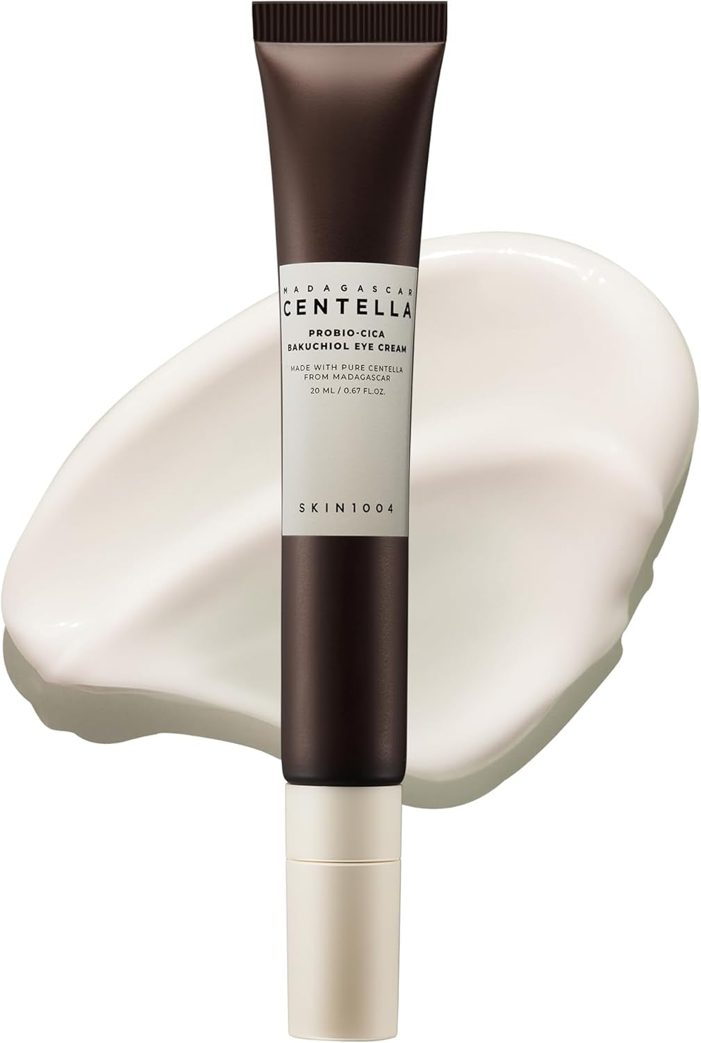 Madagascar Centella Probiótico Crema Contorno De Ojos De Con Bakuchiol (Retinol Vegano) – Hidratante Antiarrugas Y Antiedad Con Acido Hialurónico – Skincare Coreano – 20 Ml