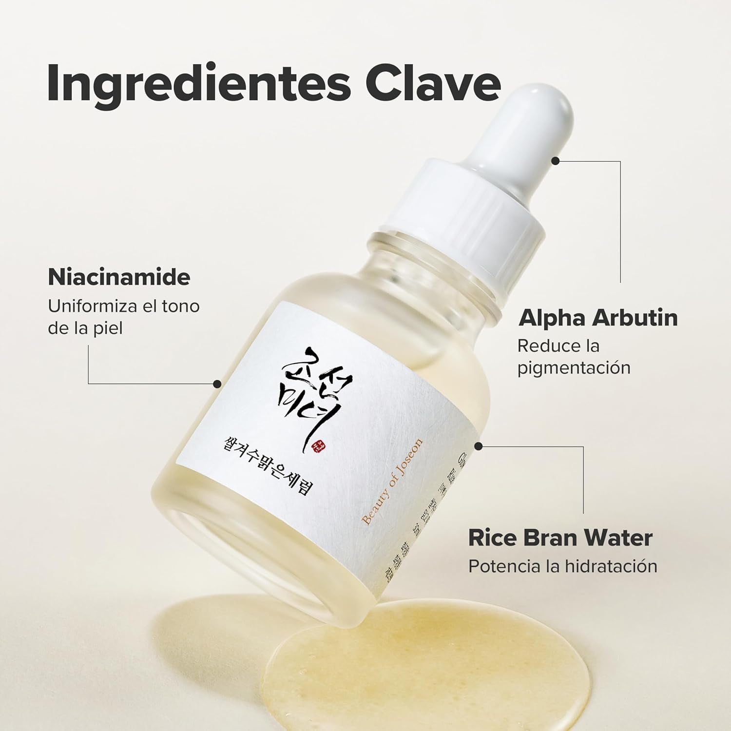 Beauty of Joseon Suero Iluminador Profundo Con Alfa-Arbutina De Arroz Para Pieles Apagadas Y Desiguales. Cuidado Diario Coreano Para Hombres Y Mujeres. 30 Ml, 30 Ml.
