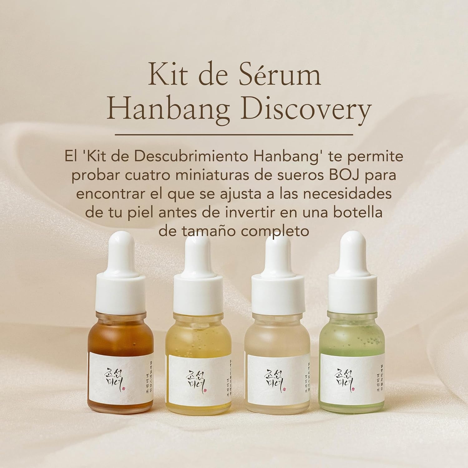 Beauty of Joseon Kit De Descubrimiento De Suero Hanbang, Set De Regalo, Probador Hidratante, Tamaño De Viaje, 0.3 Onzas Líquidas (10 Ml Cada Uno). Kit De Descubrimiento De Suero Hanbang.