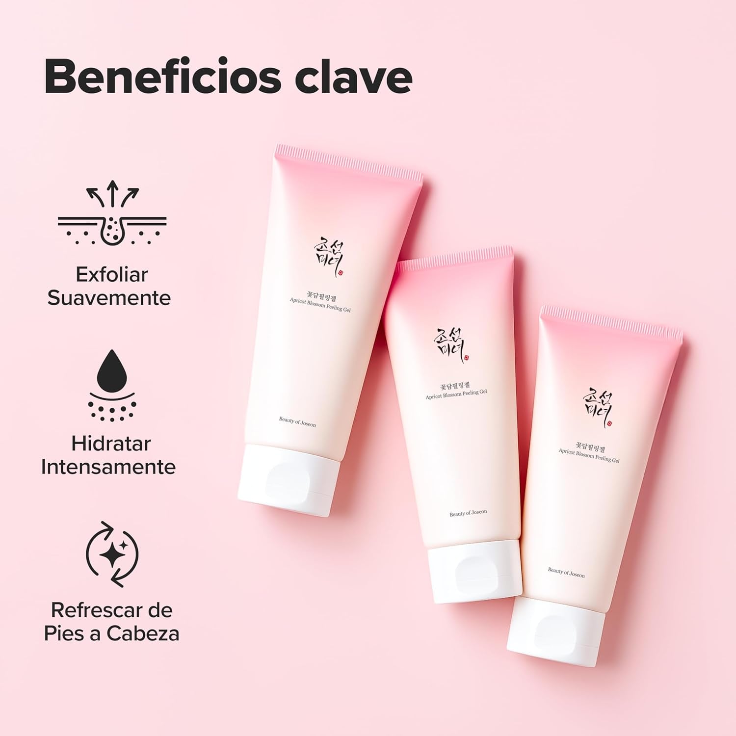 Beauty of Joseon Gel Exfoliante De Flor De Albaricon (3.4 Fl Oz, 3.38 Fl.Oz)