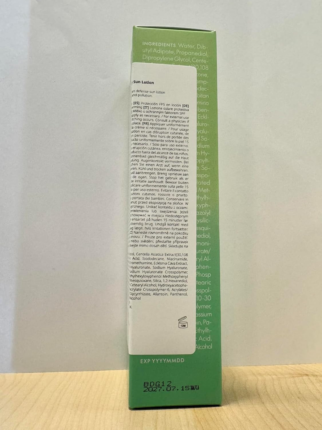 SEOUL Wonder Releaf Centella Loción Solar Diaria, SPF50+ PA++++, Centella Coreana, Sin Erosión Blanca, Calmante, Loción Solar Facial, K-Beauty