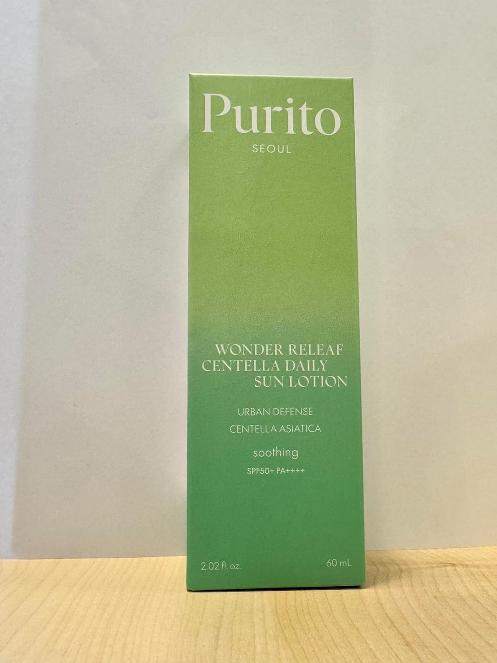 SEOUL Wonder Releaf Centella Loción Solar Diaria, SPF50+ PA++++, Centella Coreana, Sin Erosión Blanca, Calmante, Loción Solar Facial, K-Beauty