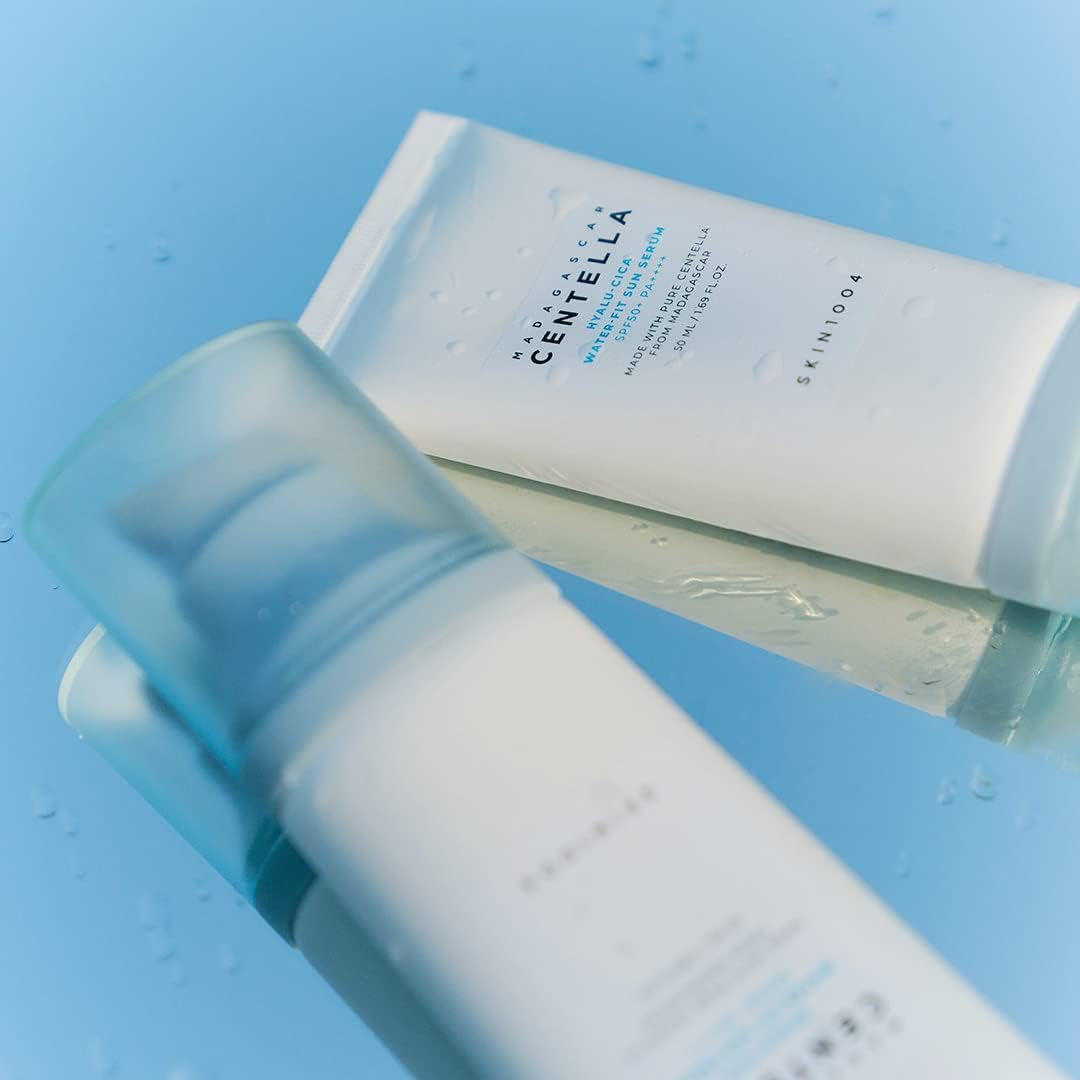 Madagascar Centella Hyalu-Cica Water-Fit Sun Serum Set (2 Piezas)