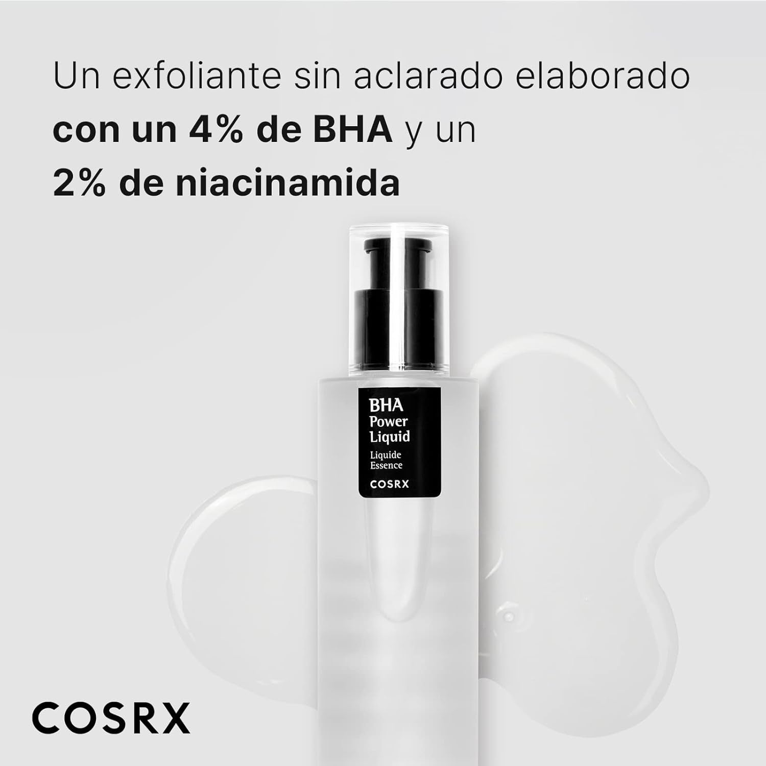 COSRX 100Ml Líquido Para Puntos Negros BHA 4%, Los Poros Congestionados Desaparecen, Salicilato De Betaína, Hipoalergénico, Testado Por Dermatólogos, SIN Crueldad, SIN Parabenos, SIN Sulfatos