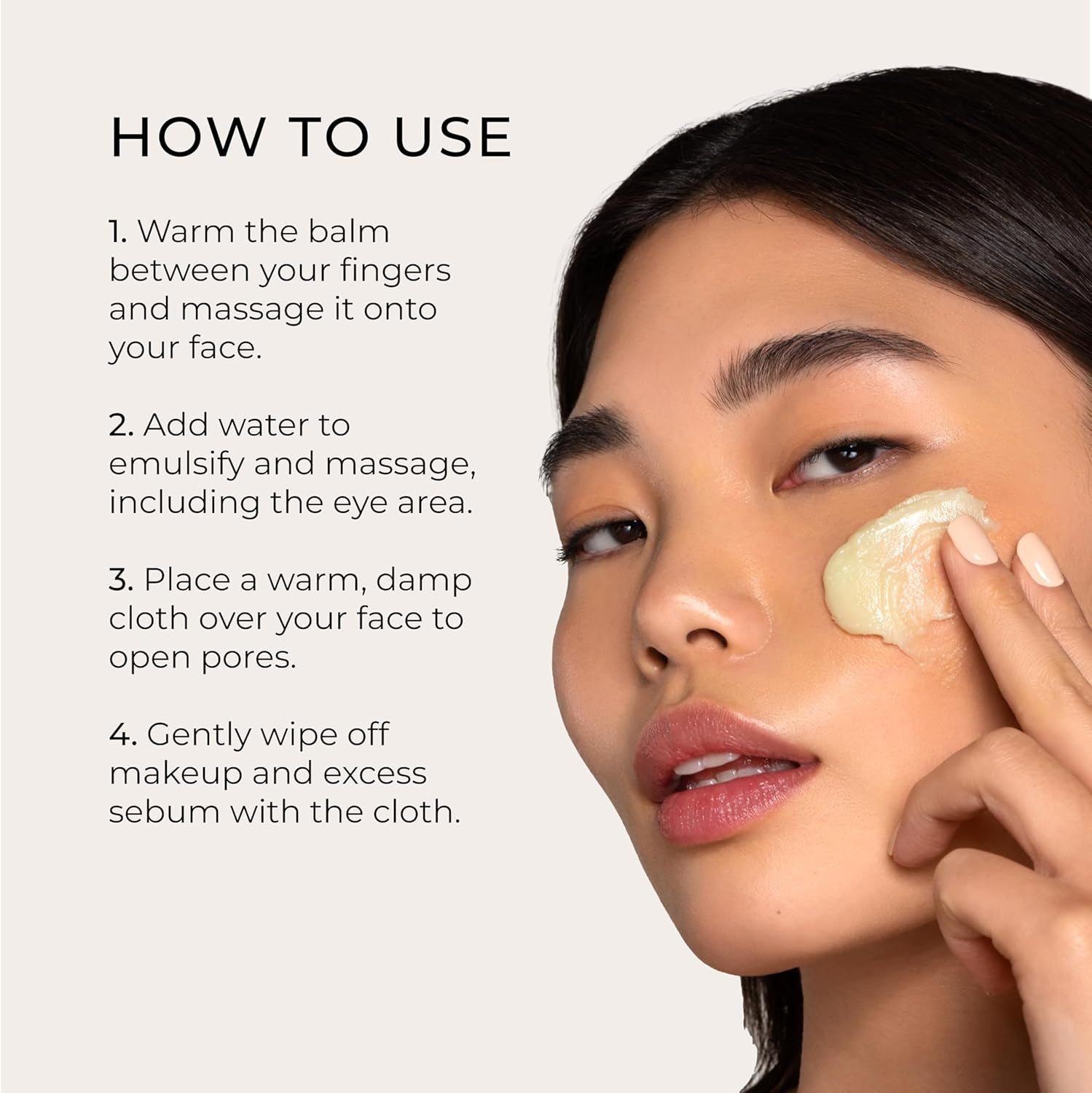 Yepoda the Calm Balm, Desmaquillante Suave Y Bálsamo Limpiador Profundo, Elimina Maquillaje Resistente Al Agua E Impurezas, Limpiador Facial Coreano Vegano Para Todo Tipo De Piel, 80 G