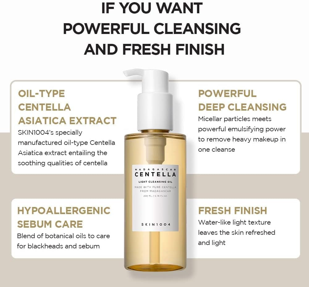 Madagascar Centella Light Cleansing Oil (200 Ml)