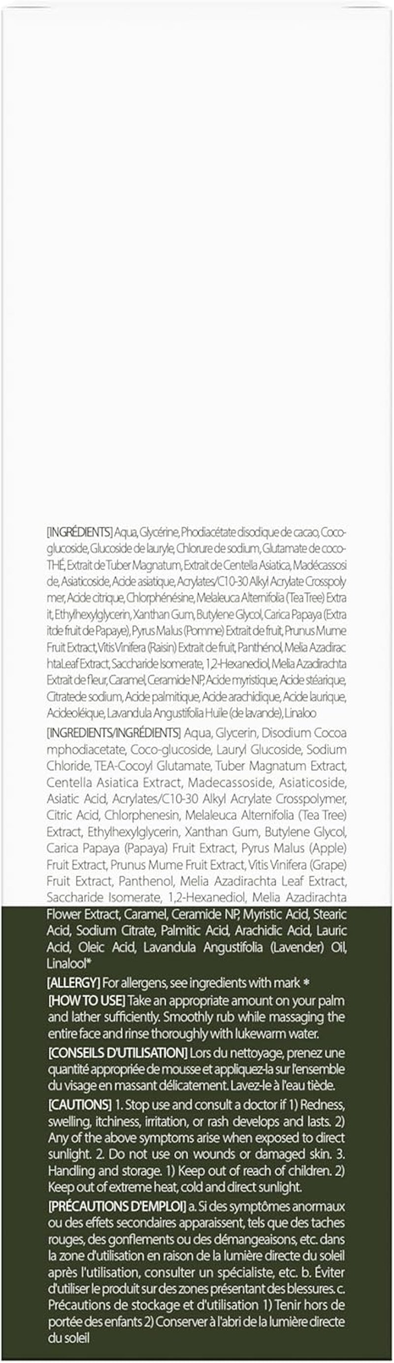 D'Alba Limpiador Vegano Suave Para Equilibrar La Piel Con Trufa Blanca Italiana, Limpiador En Gel De Ph Suave, Limpiador Hidratado Y No Tensor, Vegano