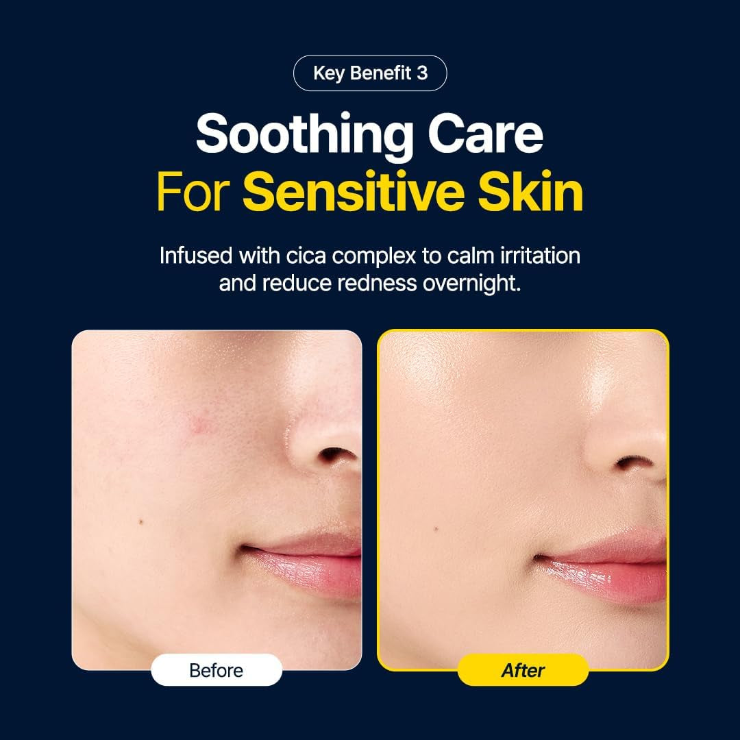 | Paquete Para Dormir Dermide CICA Barrier De 2.7 Fl.Oz/80 Ml De Ceramida Y Centella, Crema De Noche, Tipo Sensible, Paquete Hidratante