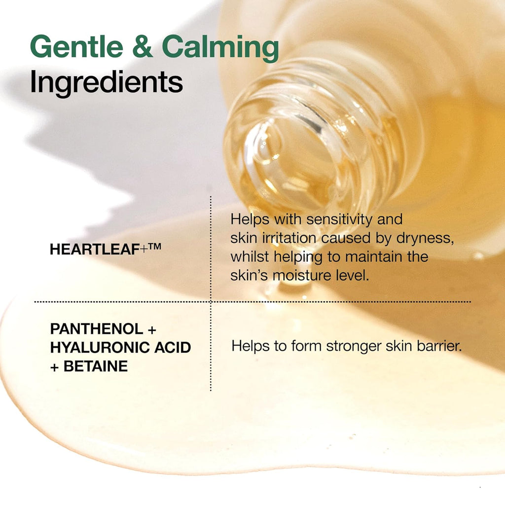 Heartleaf 80 Soothing Ampoule, Hydration Facial Serum for Glass Skin, Panthenol, Hyaluronic Acid, Non-Greasy, Gentle Formula, Lightweight Essence, Vegan, Korean Skin Care, 30Ml/1.01 Fl.Oz