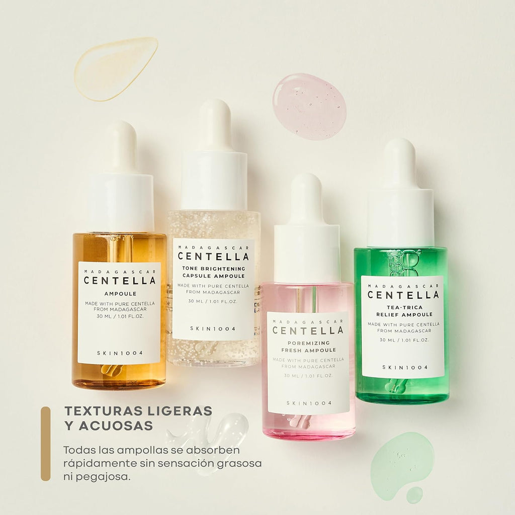 Madagascar Centella - Kit De Ampollas (4 Piezas)