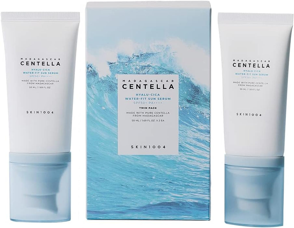 Madagascar Centella Hyalu-Cica Water-Fit Sun Serum Set (2 Piezas)