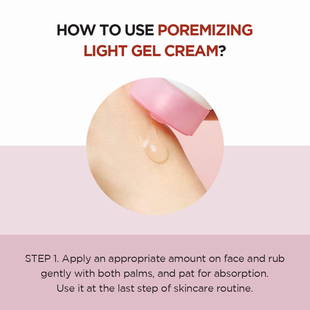 Madagascar Centella Poremizing Light Gel Cream 2.53 Fl.Oz (75Ml) | Tightens Pores | Soothes Irritated Skin