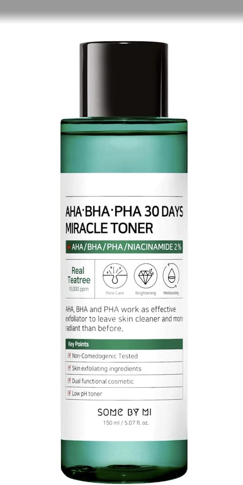 AHA-BHA-PHA 30 DAYS MIRACLE TONER (150 Ml) - Tóner Cosmético Funcional