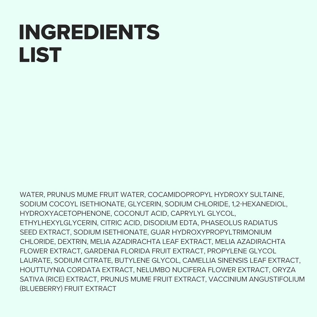 Beauty of Joseon Gel Limpiador Refrescante Green Plum. Limpieza Profunda De Poros, Limpiador Facial Para El Acné, Eliminador De Puntos Negros Para Todo Tipo De Piel. 100 Ml, 3.38 Onzas Líquidas.