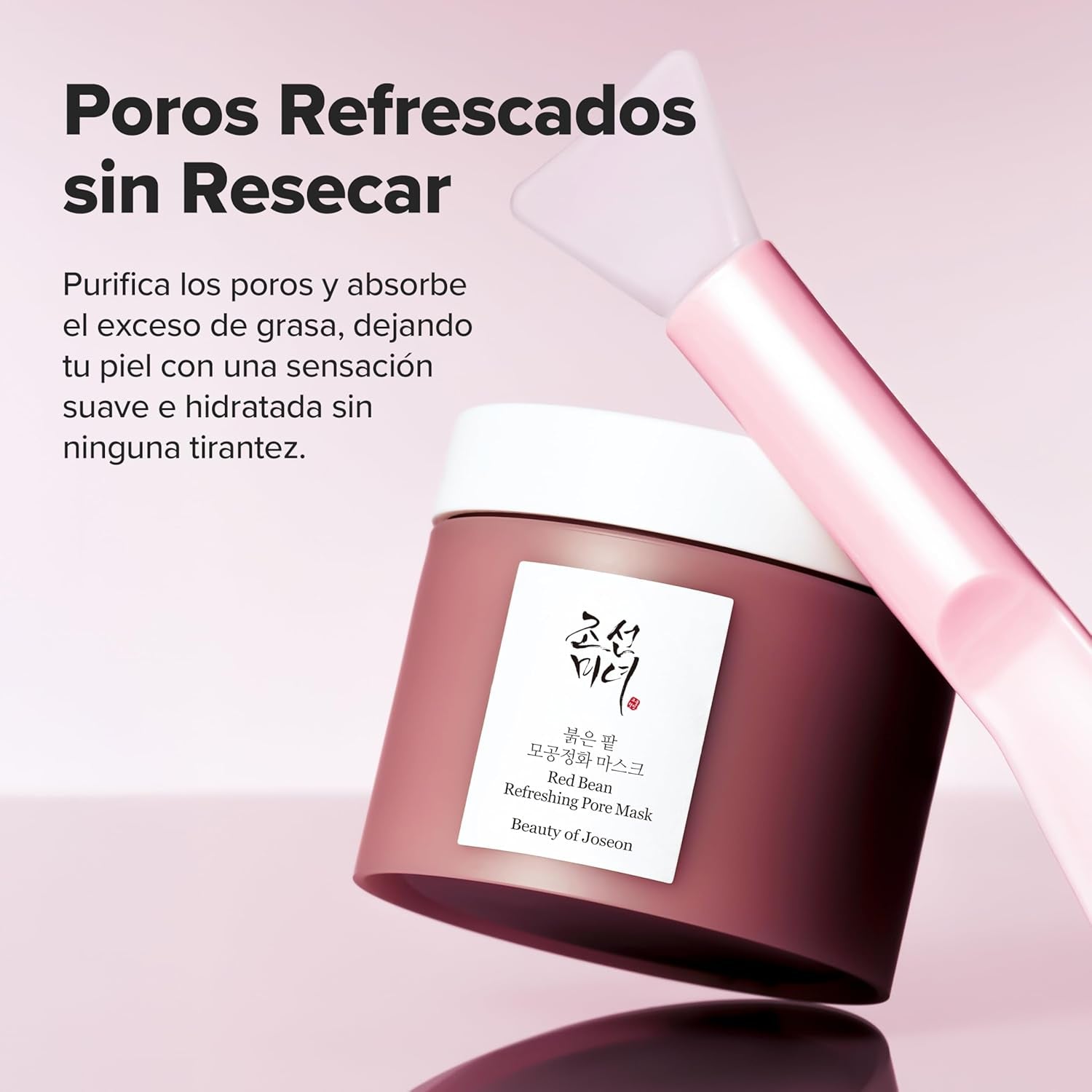 Beauty of Joseon Mascarilla Refrescante De Poros Con Frijoles Rojos, Crema De Barro, Hidratante, Exfoliante Limpiador De Poros, 140 Ml, 4.73 Onzas Líquidas