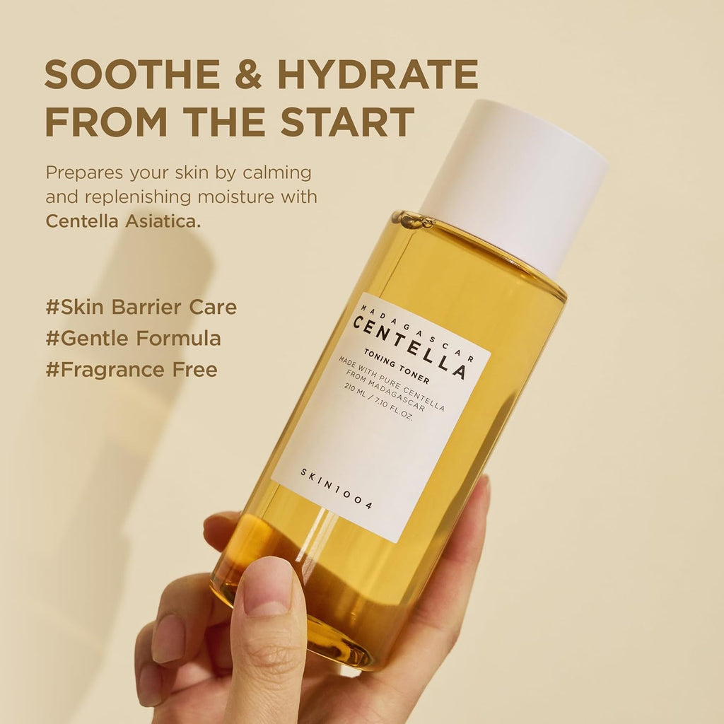 Centella Asiatica Toning Toner 13.52 Oz (400 Ml) | Centella Extract 84% | Solución Diaria De Cuidado De La Piel Para Acné Sensible a La Piel